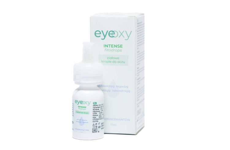 eyeoxy INTENSE fitodrops — ziołowe krople do oczu