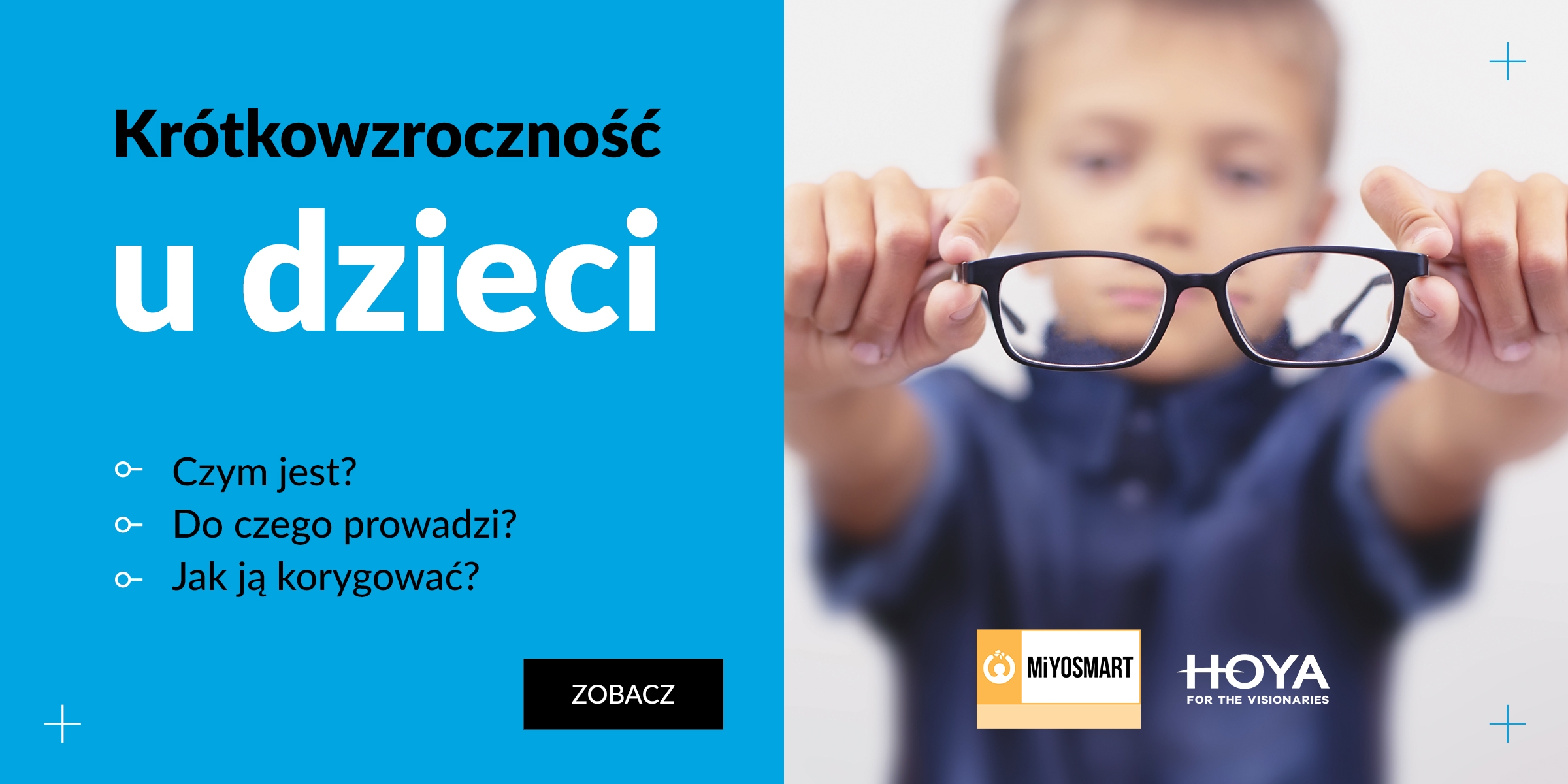 slajd - krótkowzroczność u dzieci